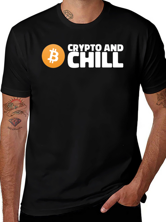 Crypto and Chill Black T-Shirt