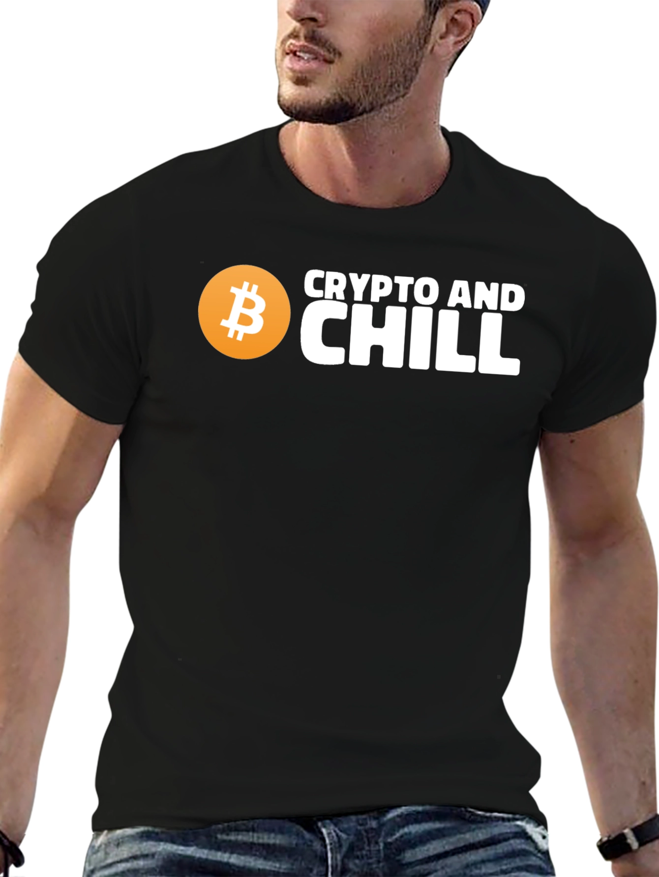 Crypto and Chill Black T-Shirt
