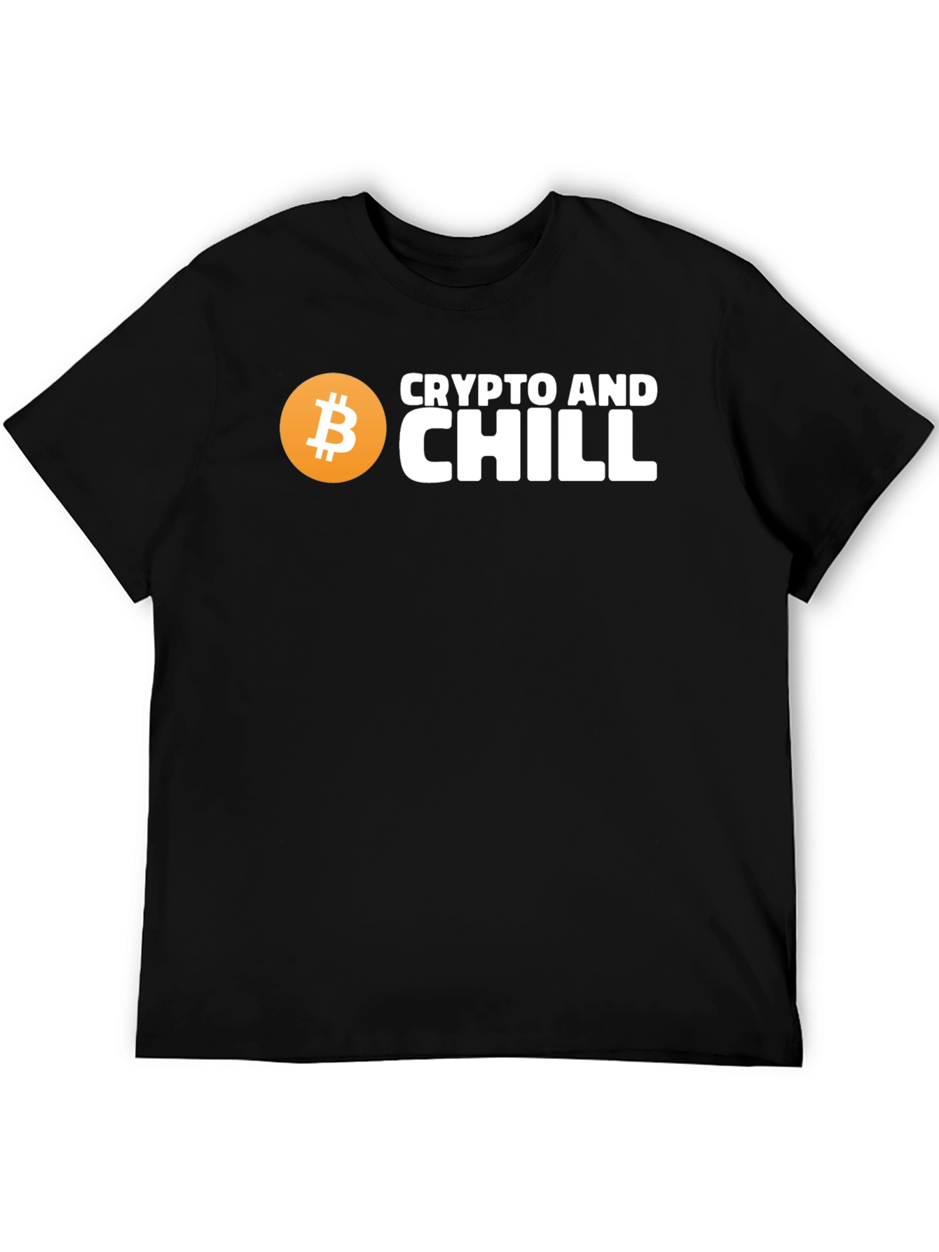 Crypto and Chill Black T-Shirt