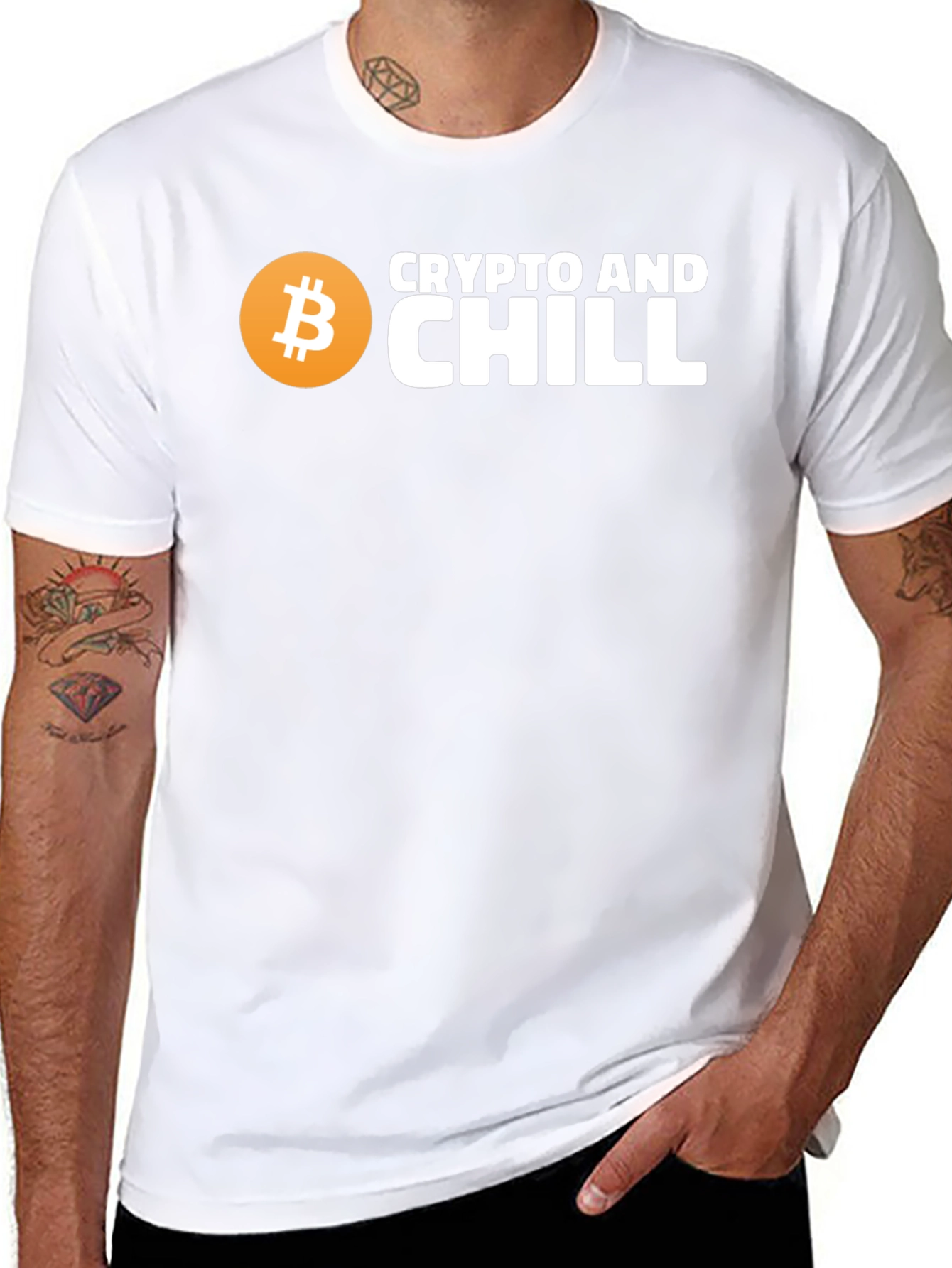 Crypto and Chill Black T-Shirt