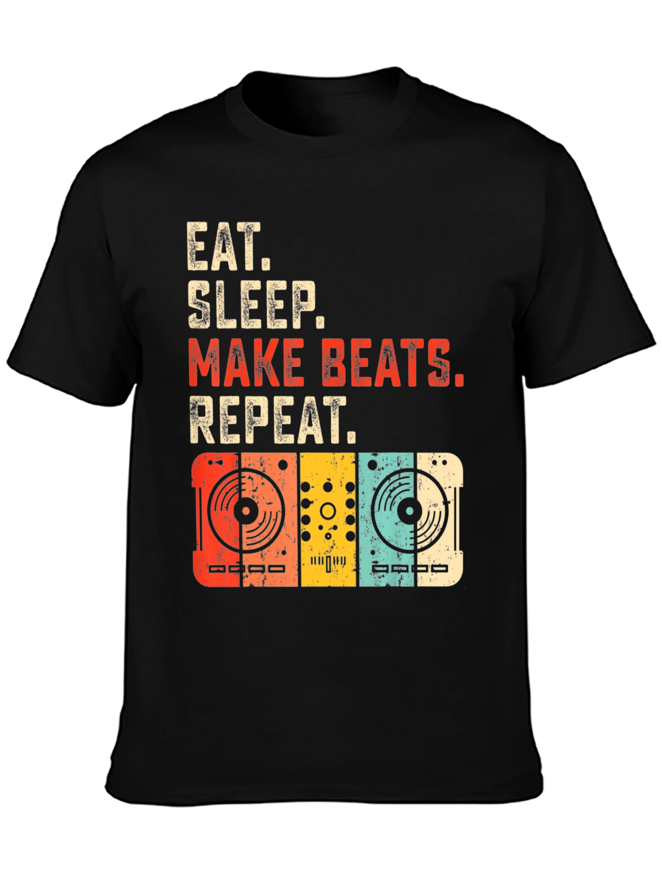 Eat Sleep Make Beats Repeat DJ T-Shirt