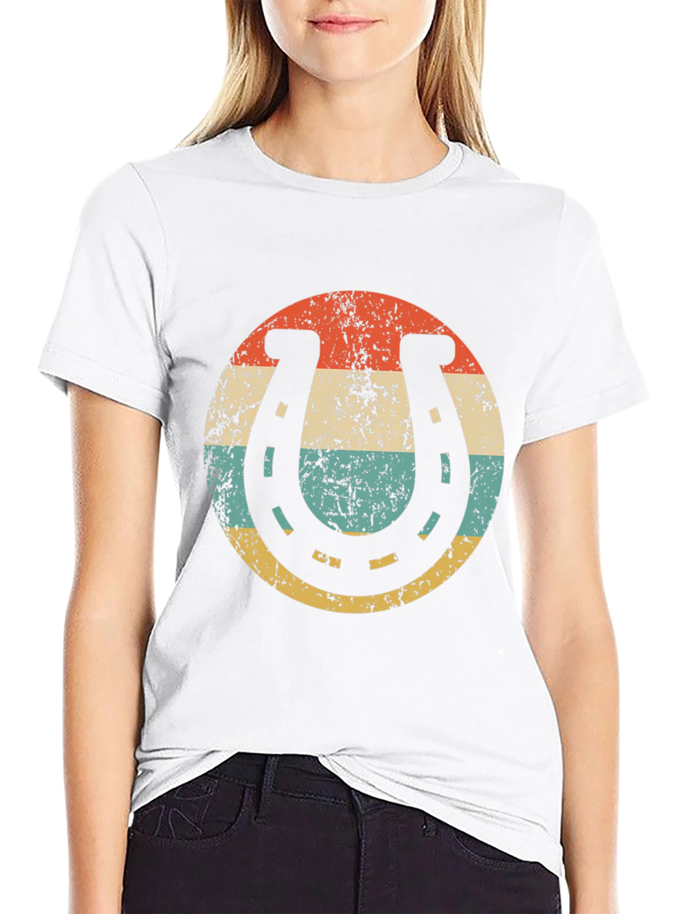 Retro Horseshoe Graphic Tee
