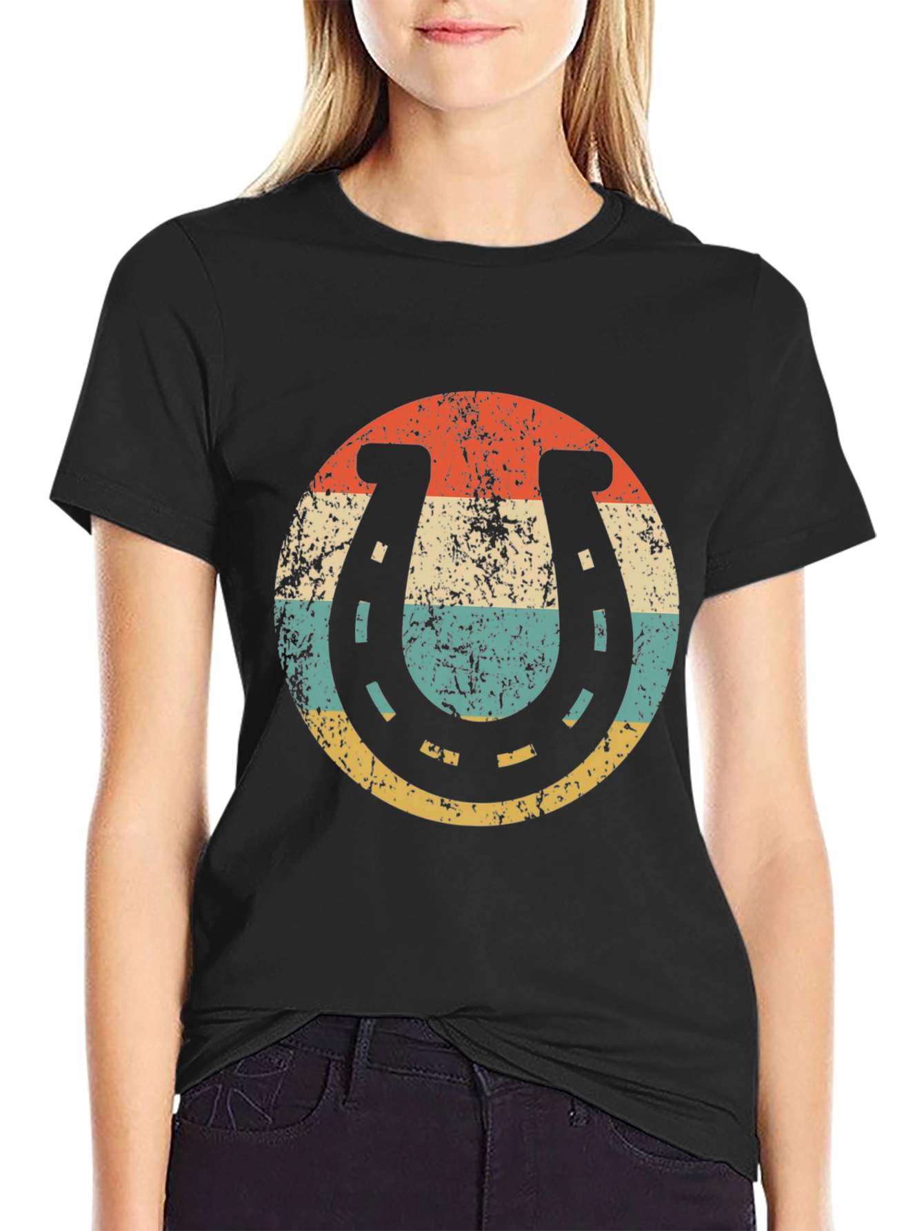 Retro Horseshoe Graphic Tee