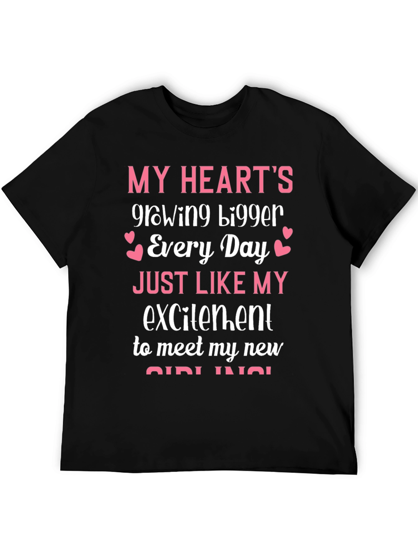 My Hearts Growing Bigger New Grandchild Unisex T-Shirt