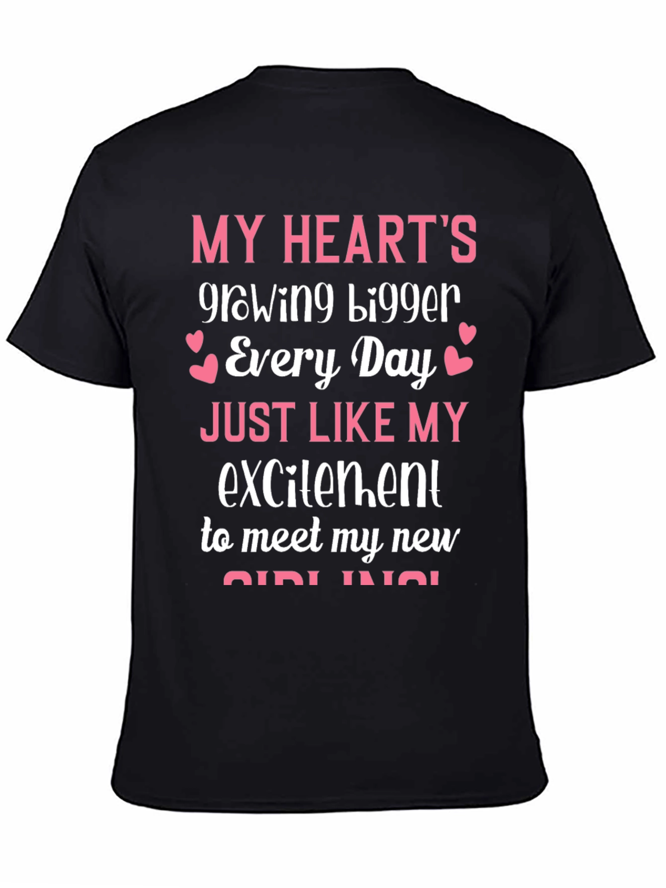My Hearts Growing Bigger New Grandchild Unisex T-Shirt
