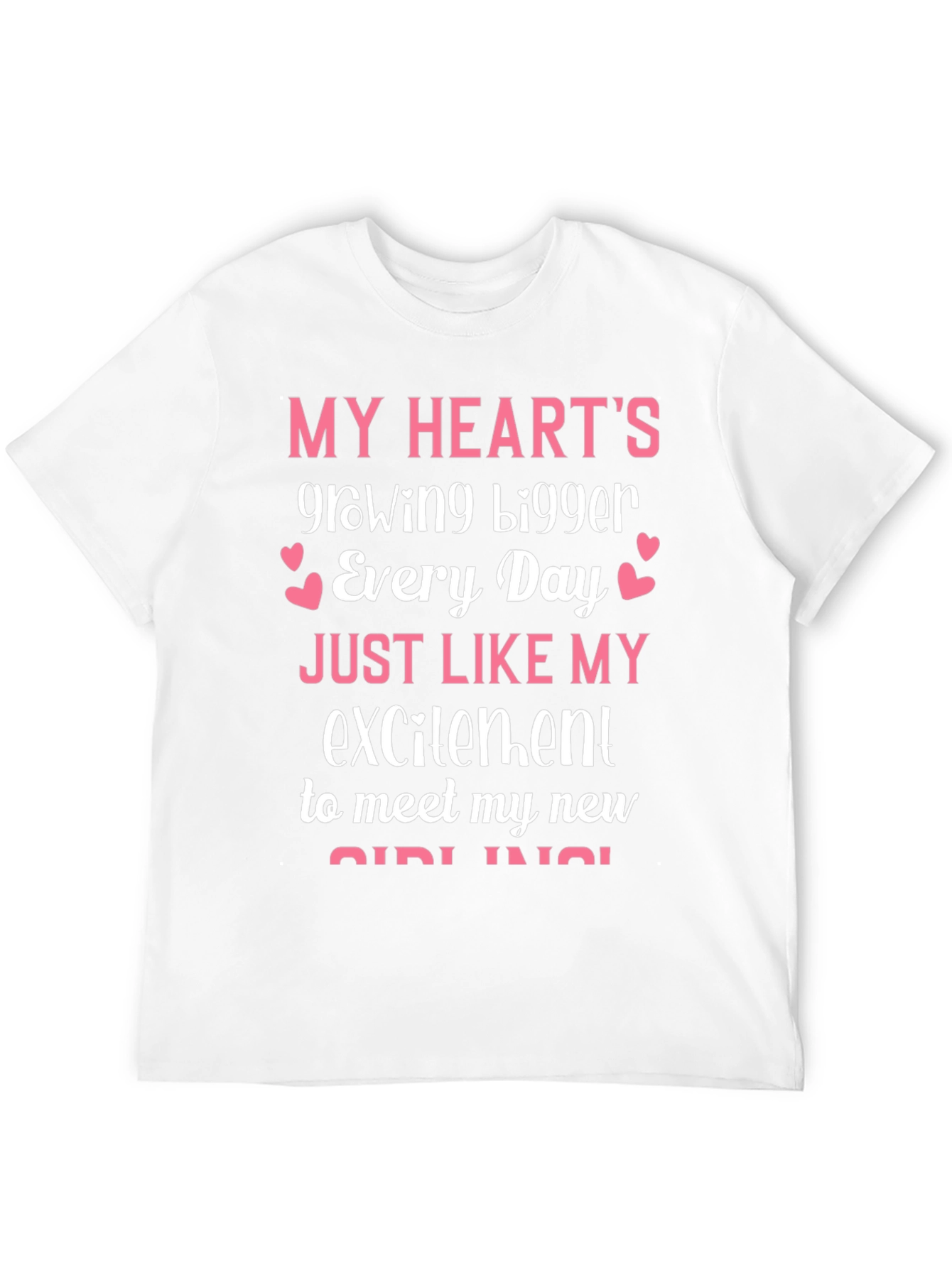My Hearts Growing Bigger New Grandchild Unisex T-Shirt