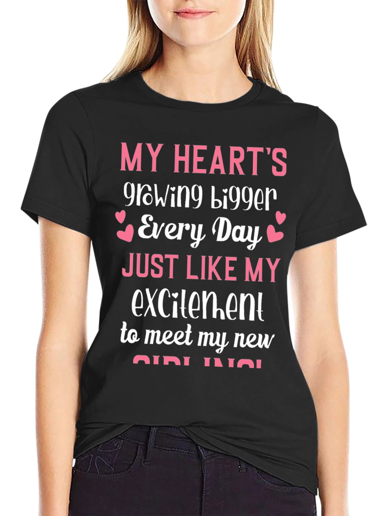 My Hearts Growing Bigger New Grandchild Unisex T-Shirt
