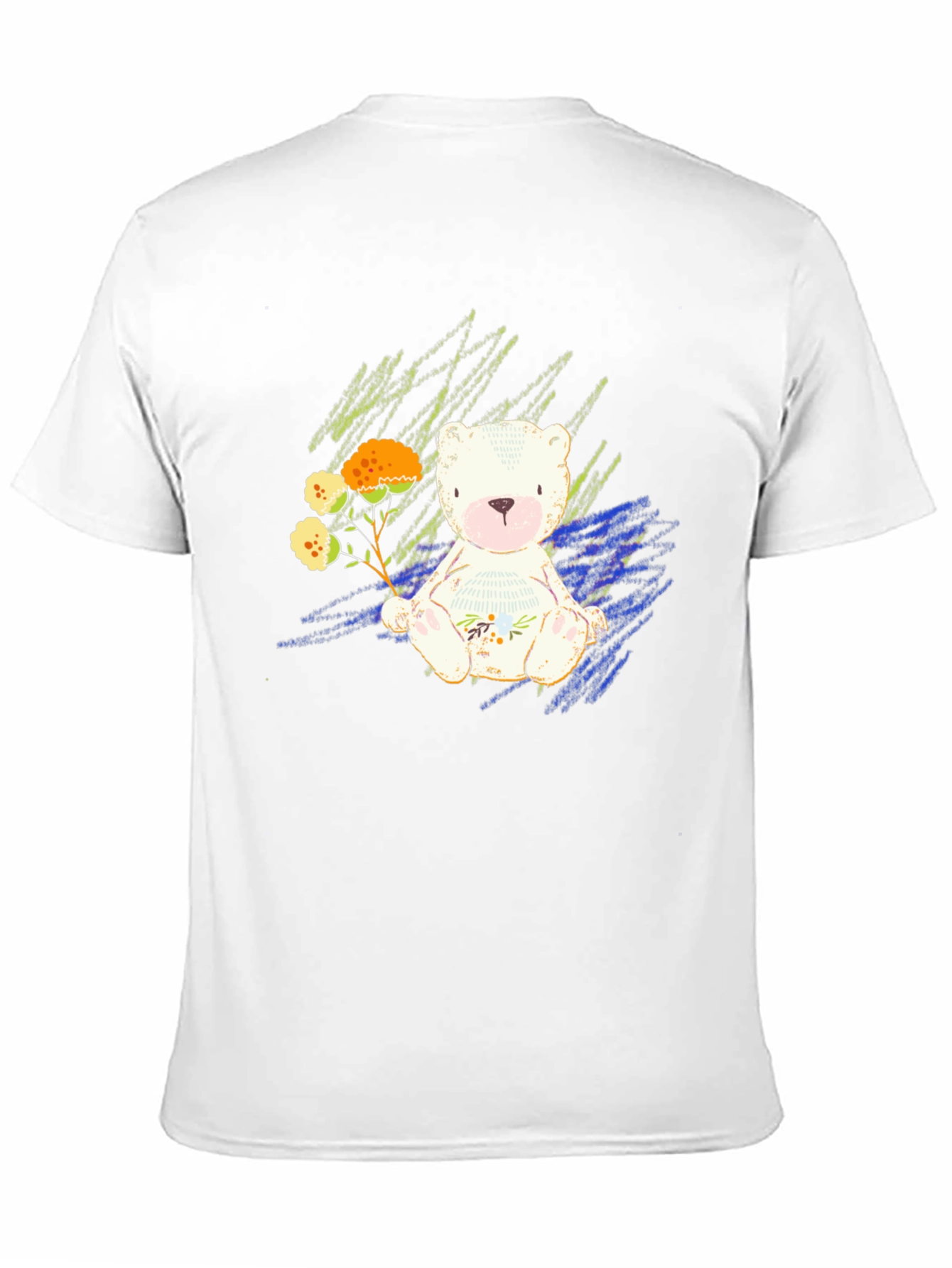 Cute Bear Graphic Tee - Soft Style