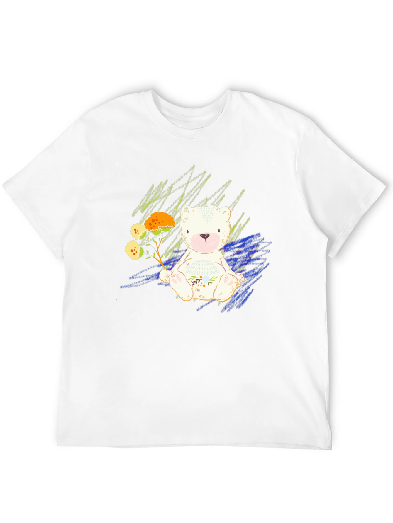 Cute Bear Graphic Tee - Soft Style