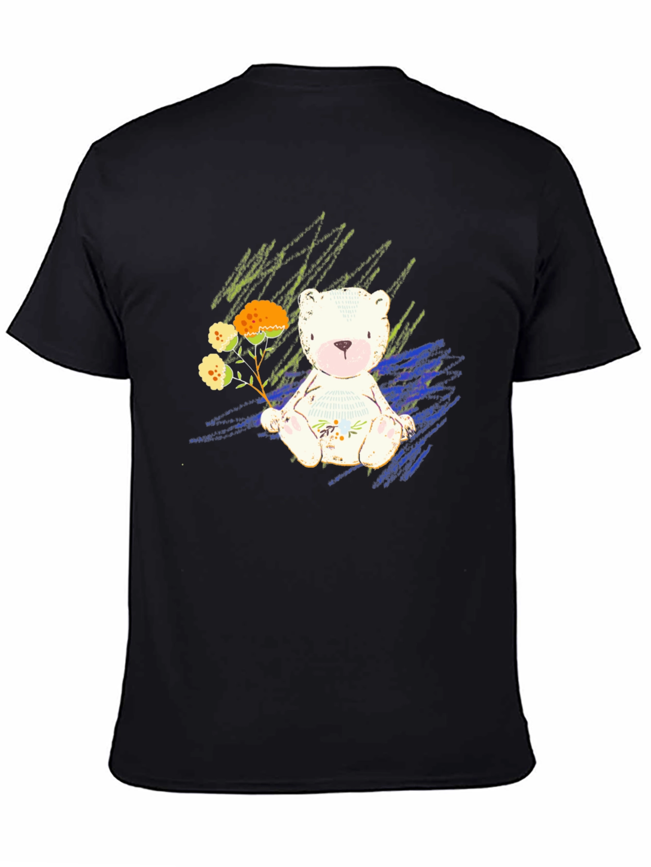 Cute Bear Graphic Tee - Soft Style