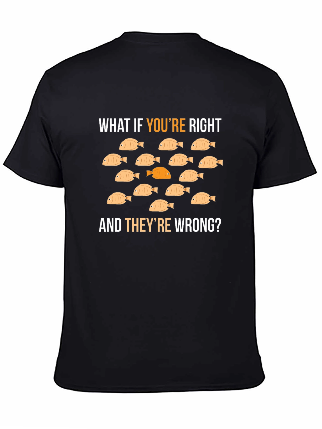 Unique Fish Graphic Tee - Stand Out