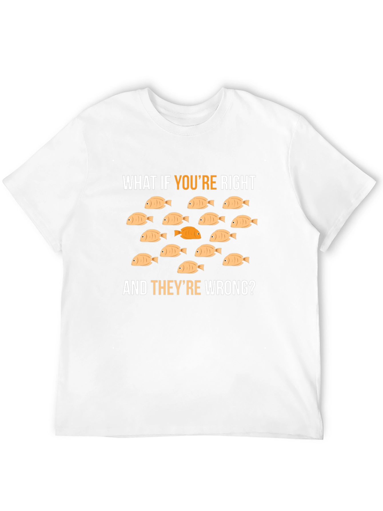 Unique Fish Graphic Tee - Stand Out