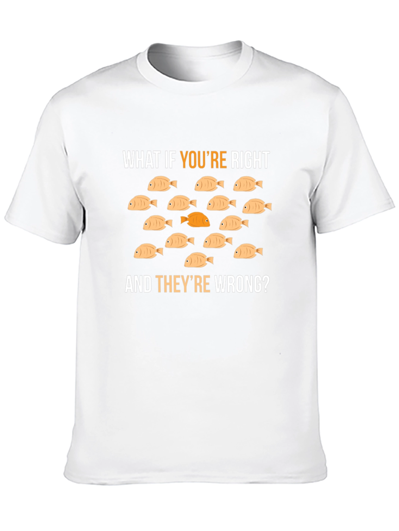 Unique Fish Graphic Tee - Stand Out