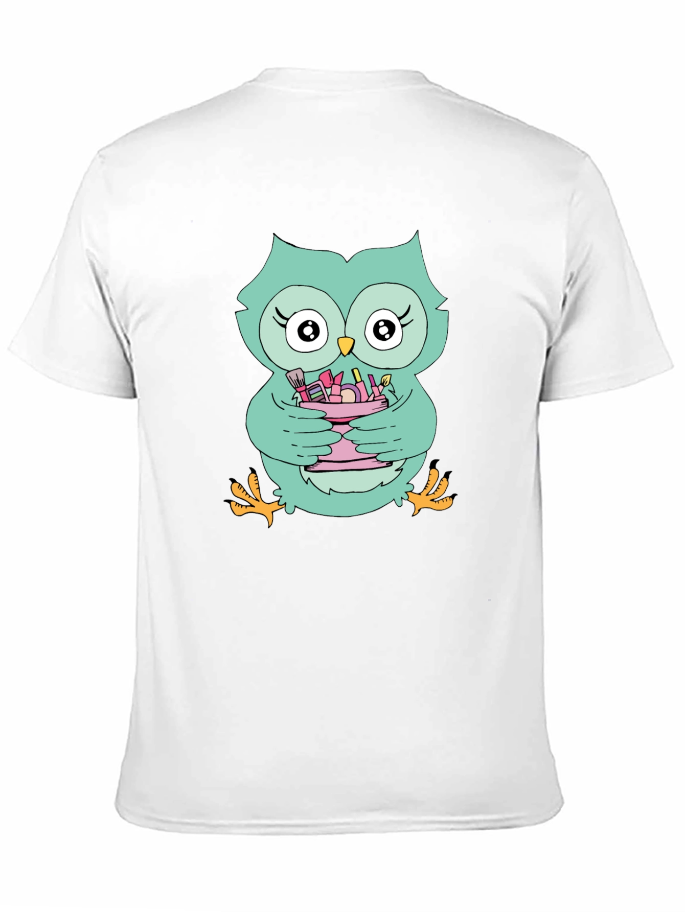 Cute Owl Makeup Lover T-Shirt