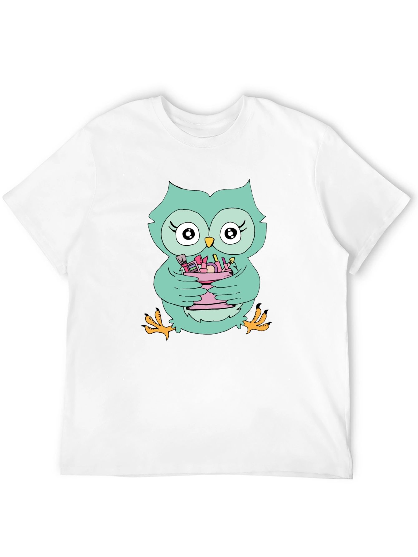 Cute Owl Makeup Lover T-Shirt