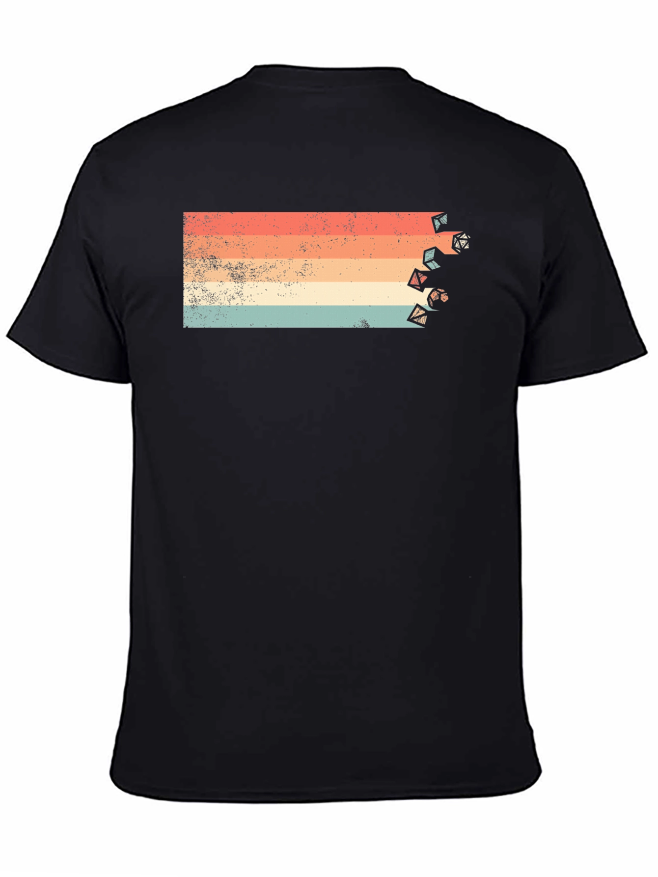 Retro Dice Graphic Tee - Gamer T-Shirt