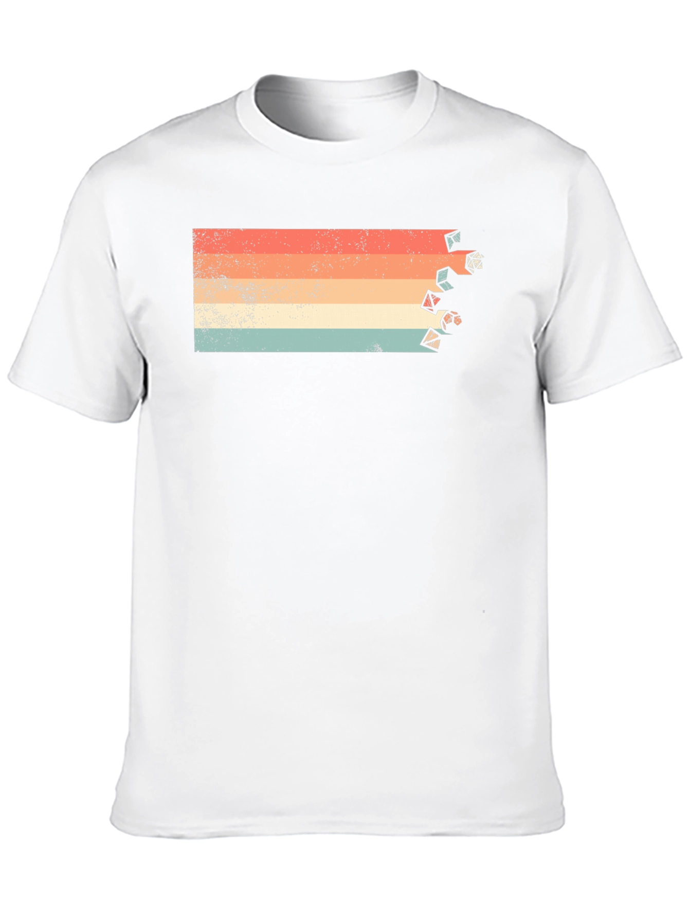Retro Dice Graphic Tee - Gamer T-Shirt