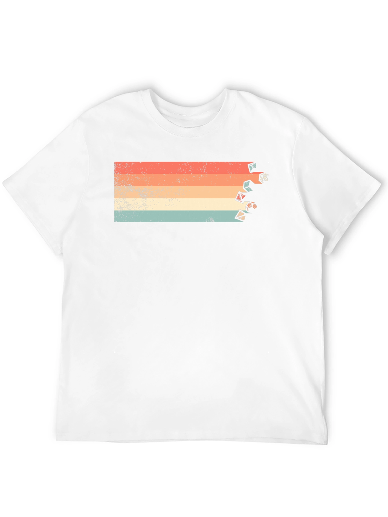 Retro Dice Graphic Tee - Gamer T-Shirt