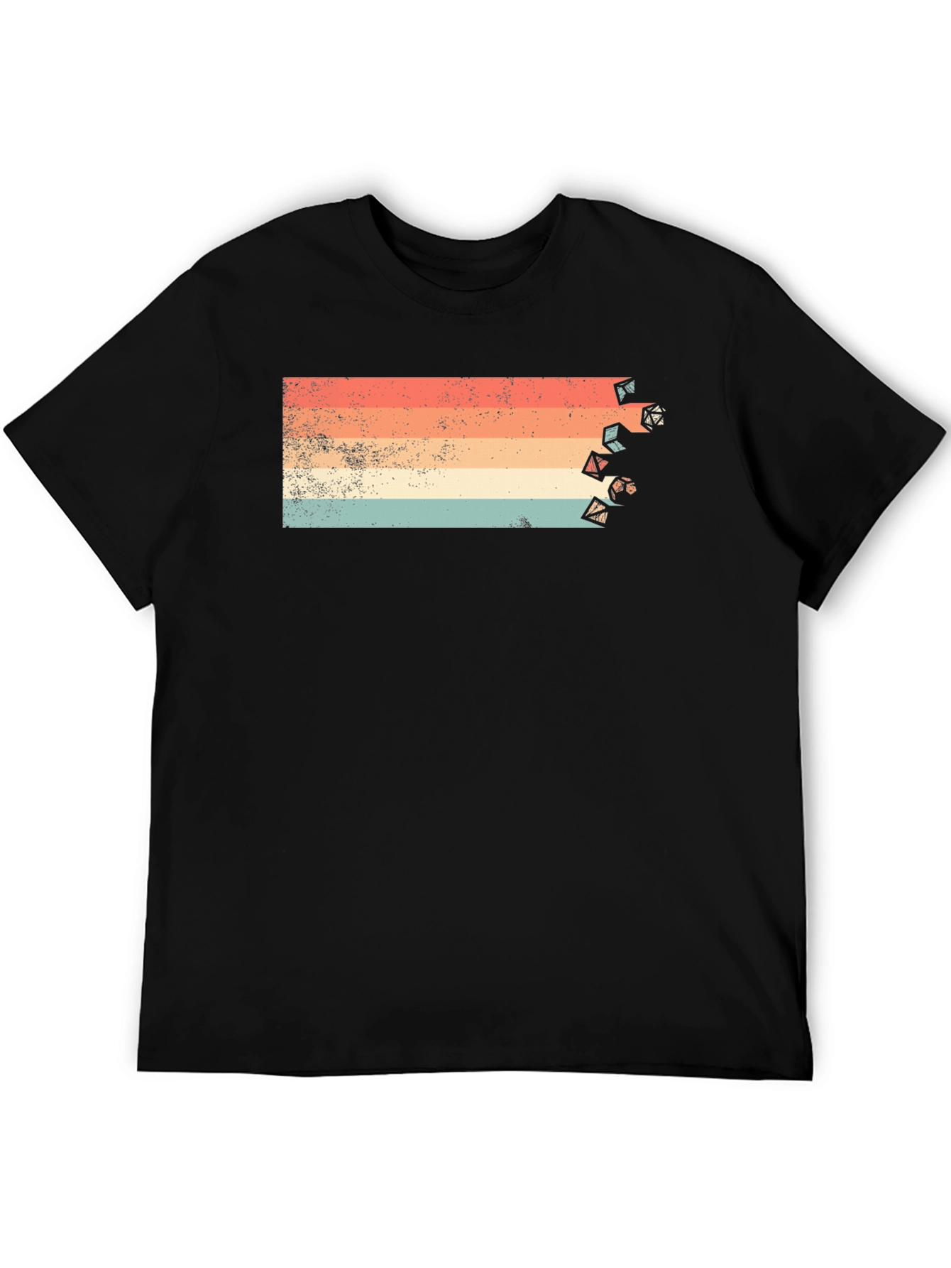 Retro Dice Graphic Tee - Gamer T-Shirt
