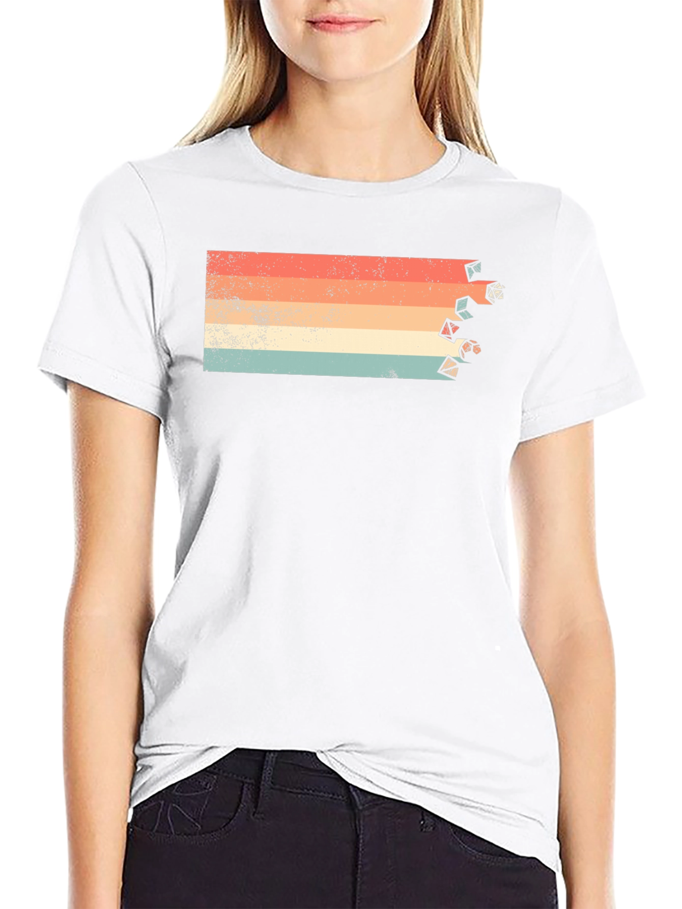 Retro Dice Graphic Tee - Gamer T-Shirt