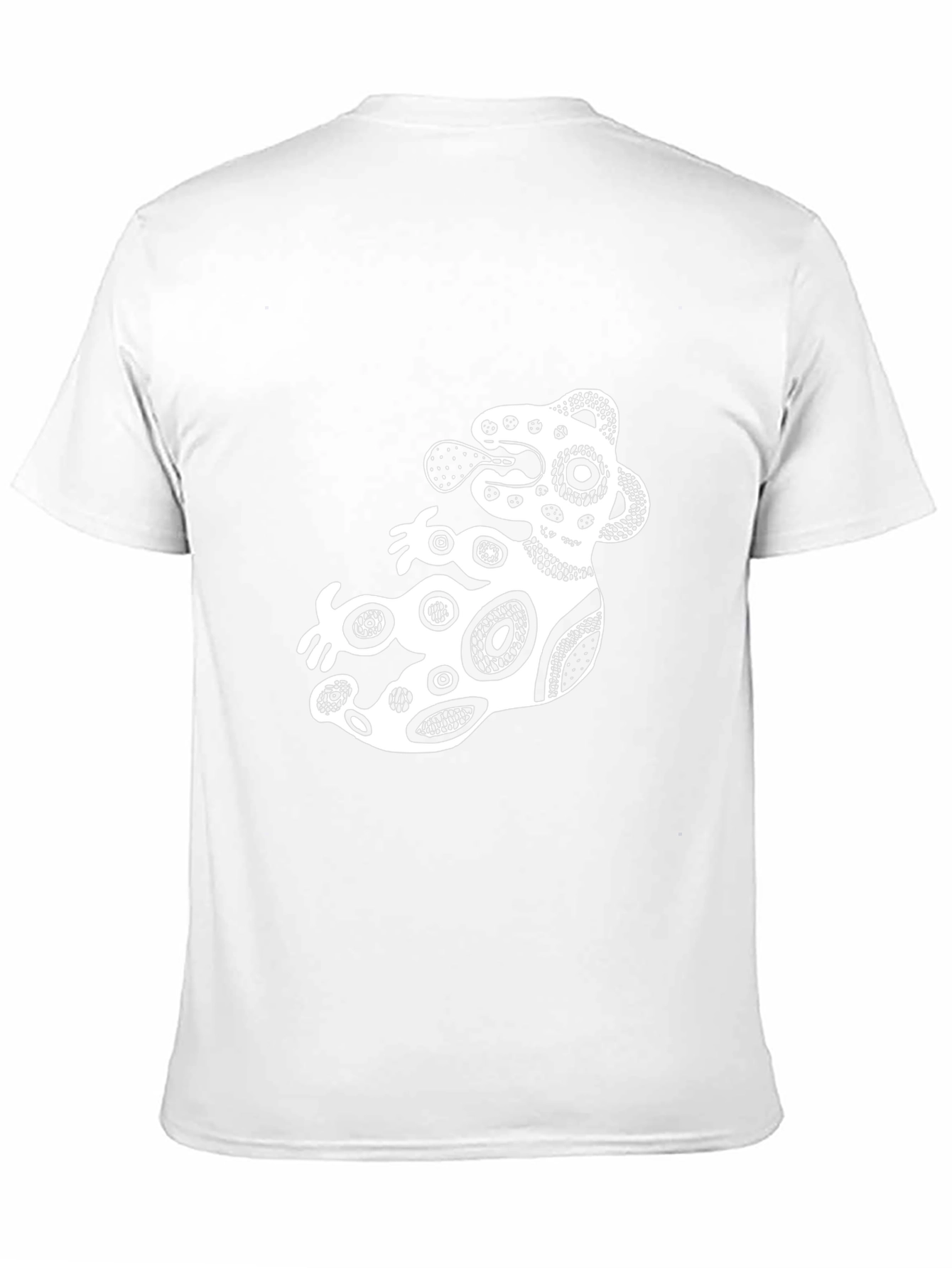 Stylish Black Graphic Tee - Abstract Design