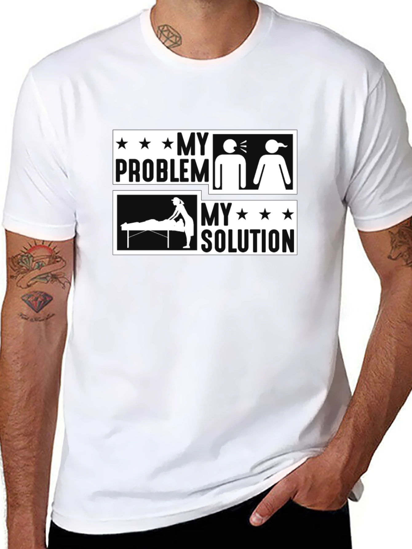 My Problem My Solution Massage Therapist T-Shirt