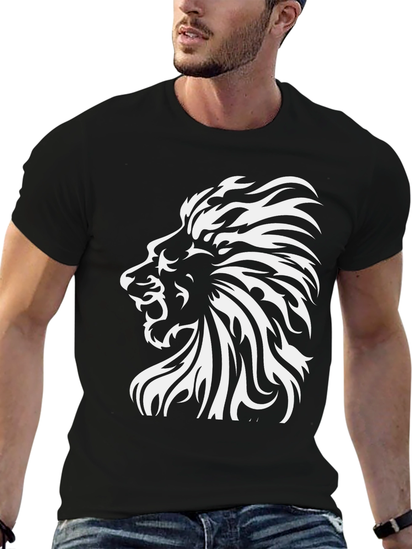 Lion Graphic T-Shirt - Bold Style