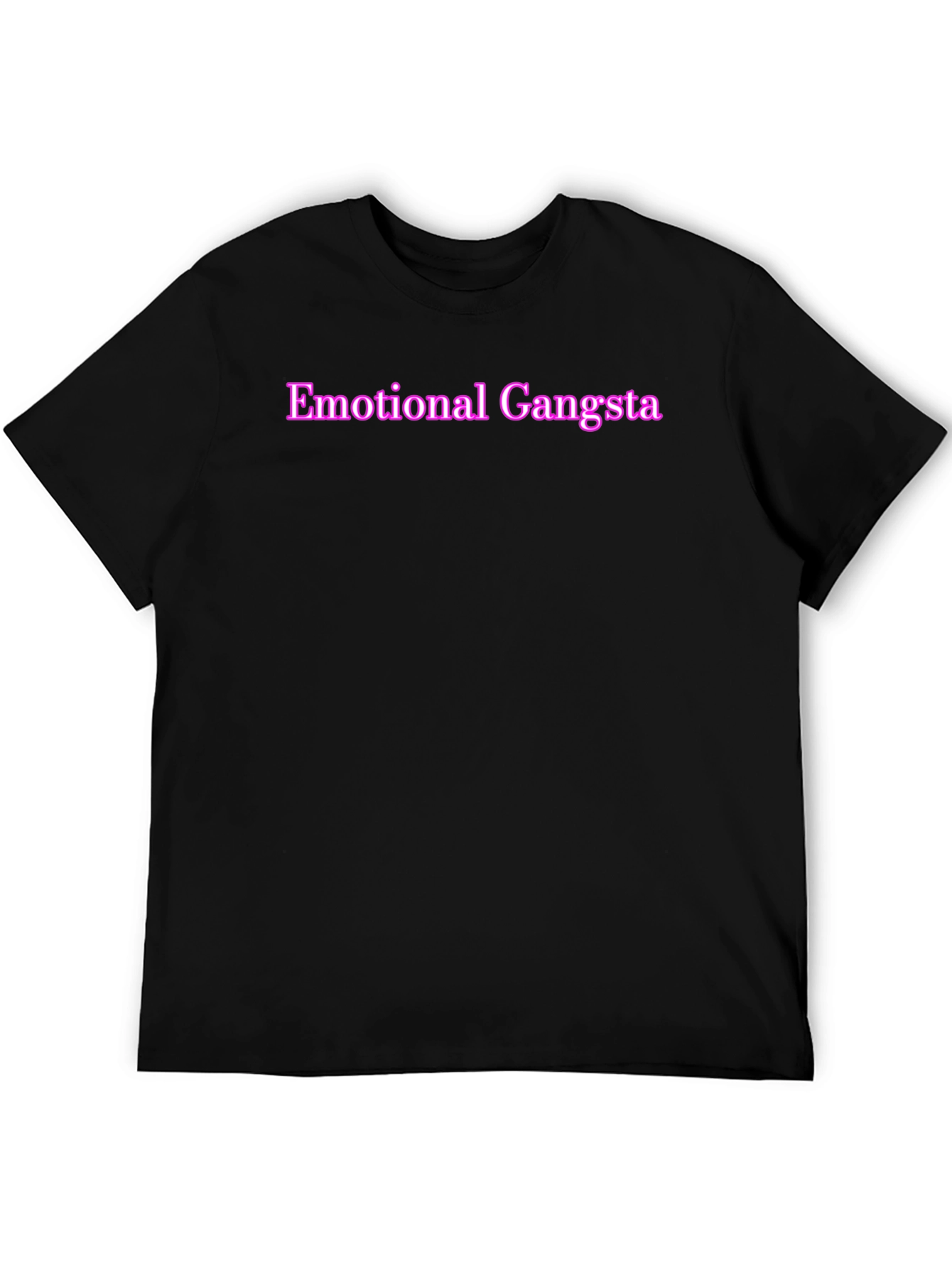 Emotional Gangsta Black Graphic Tee