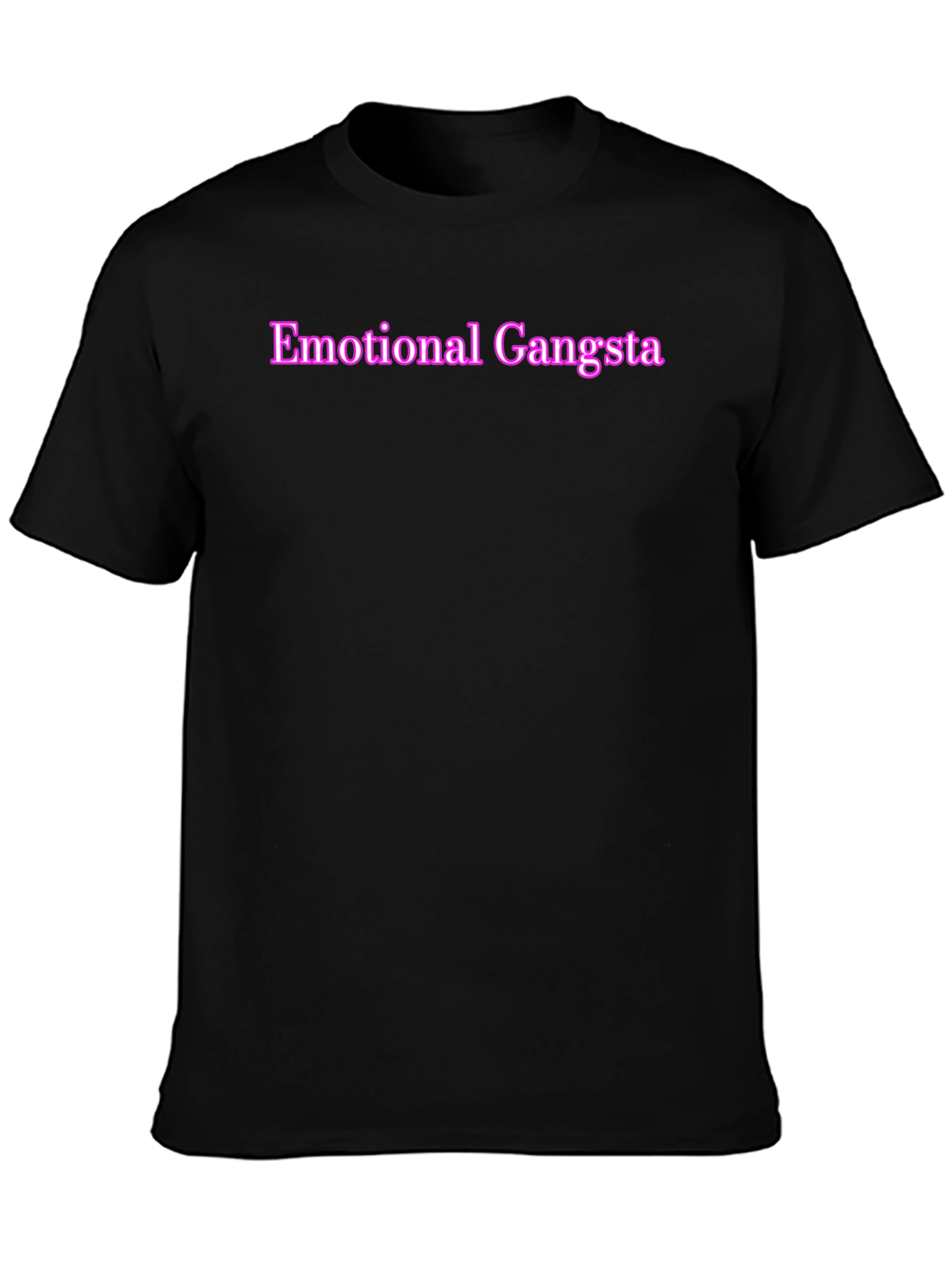 Emotional Gangsta Black Graphic Tee