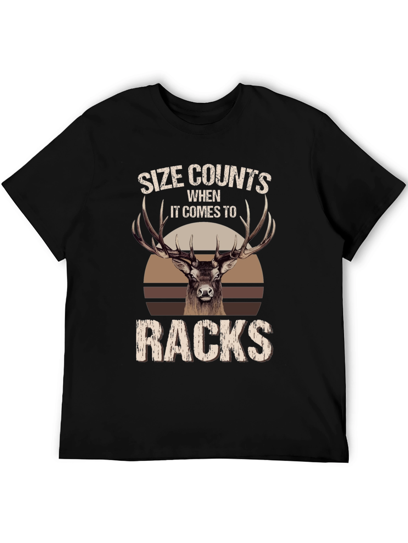 Size Counts Racks Deer Hunting T-Shirt