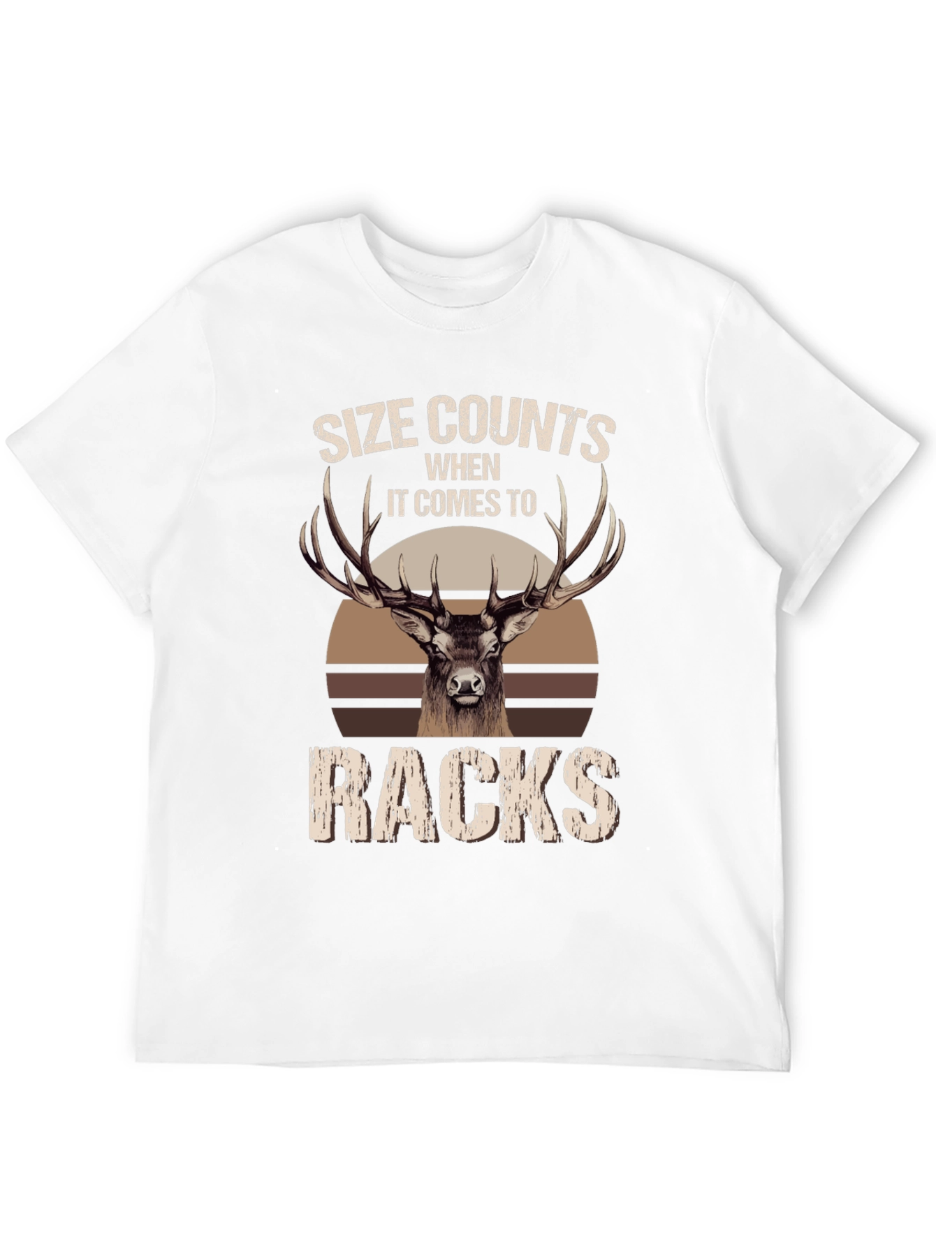 Size Counts Racks Deer Hunting T-Shirt