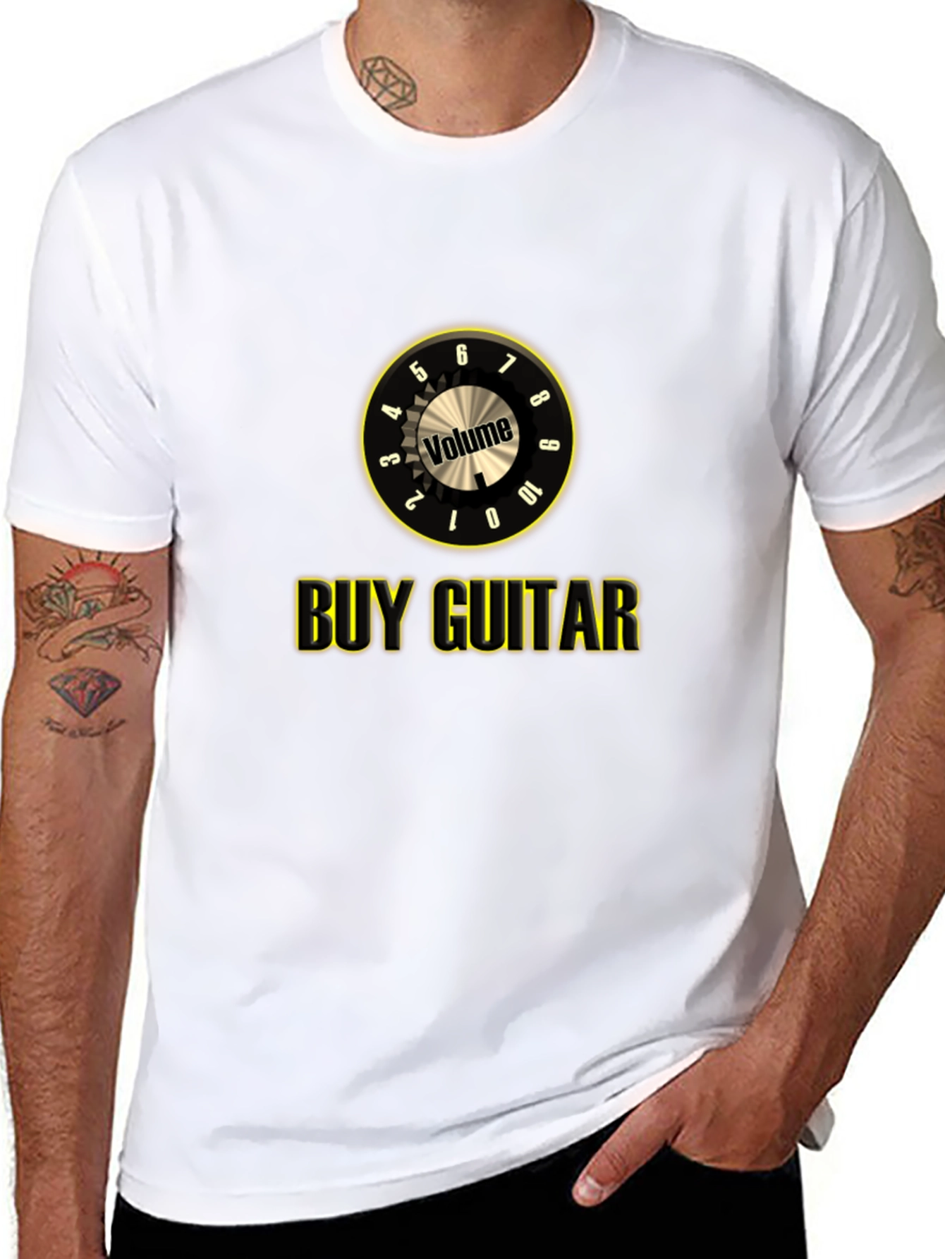 Buy Guitar T-Shirt - Volume Knob Design