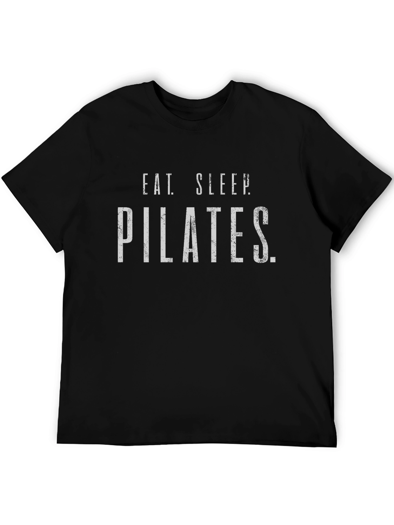 Eat Sleep Pilates Black T-Shirt