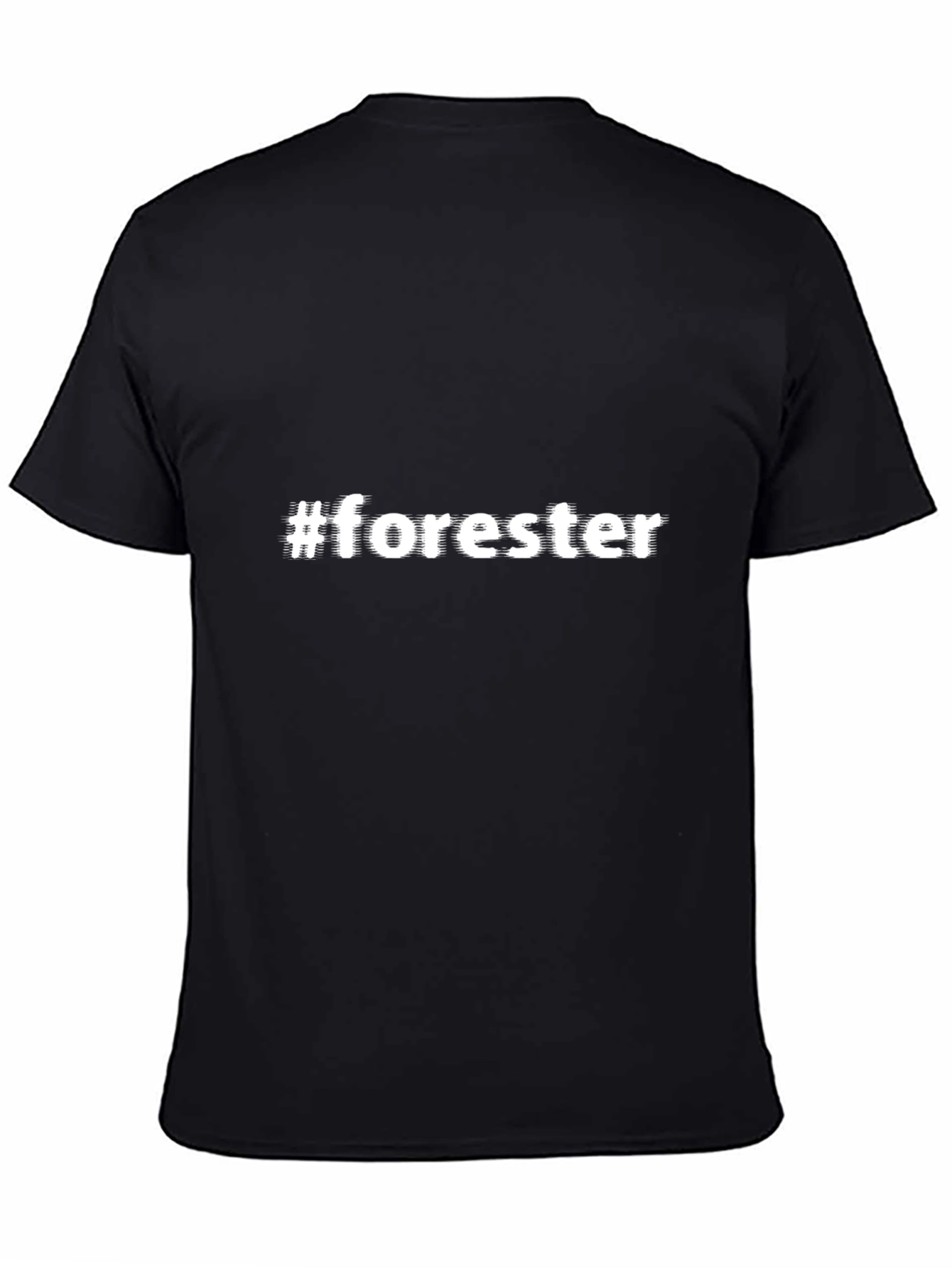 #forester Black T-Shirt - Casual Style