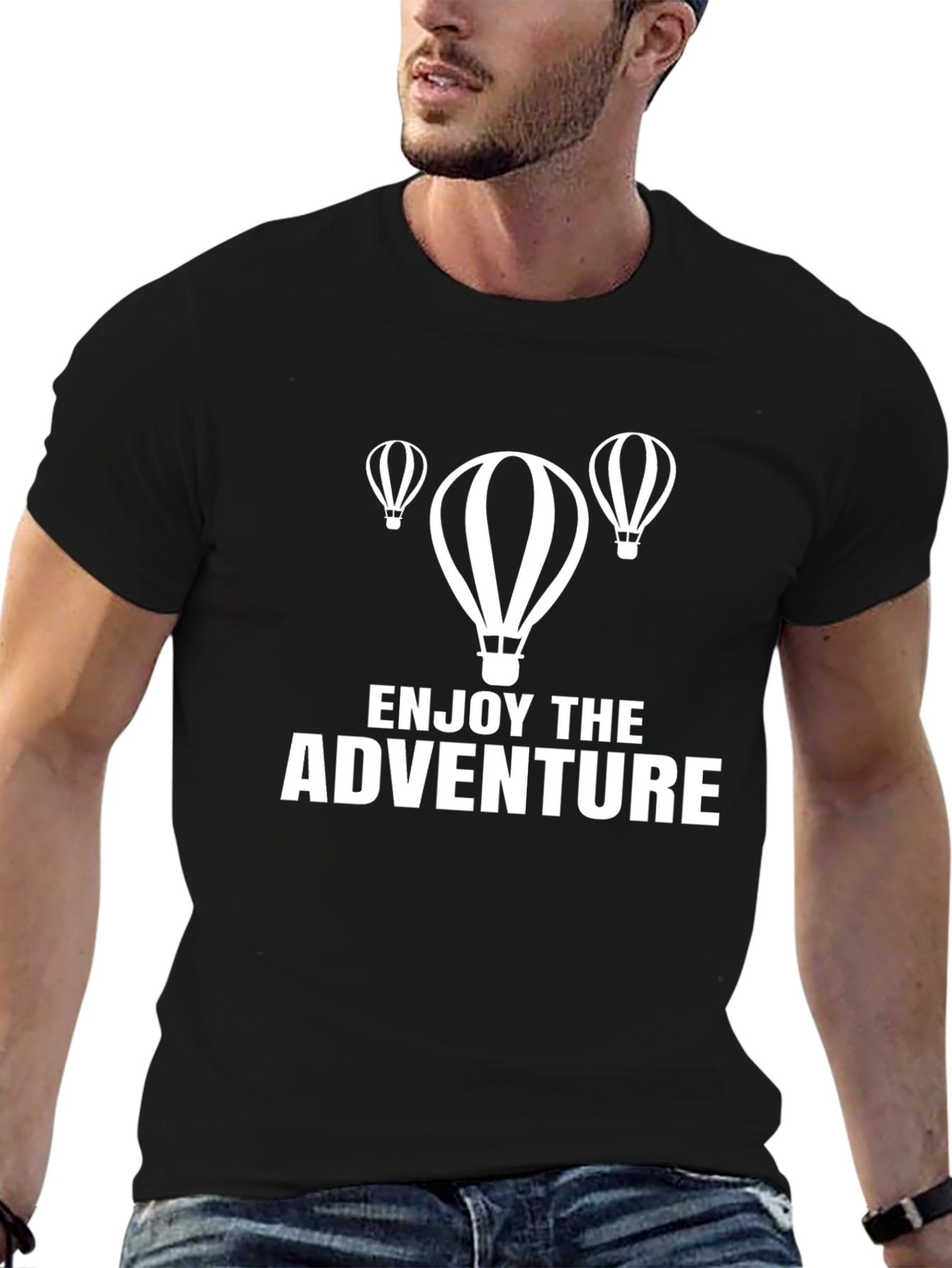 Enjoy The Adventure Black T-Shirt