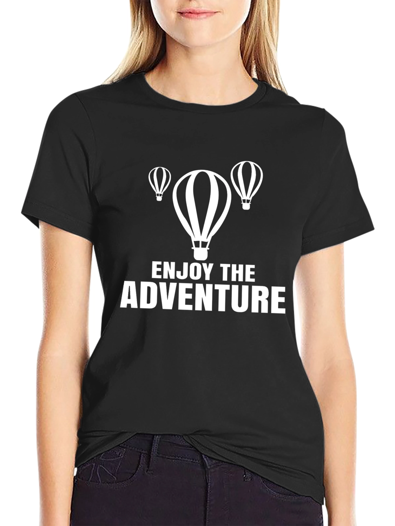 Enjoy The Adventure Black T-Shirt