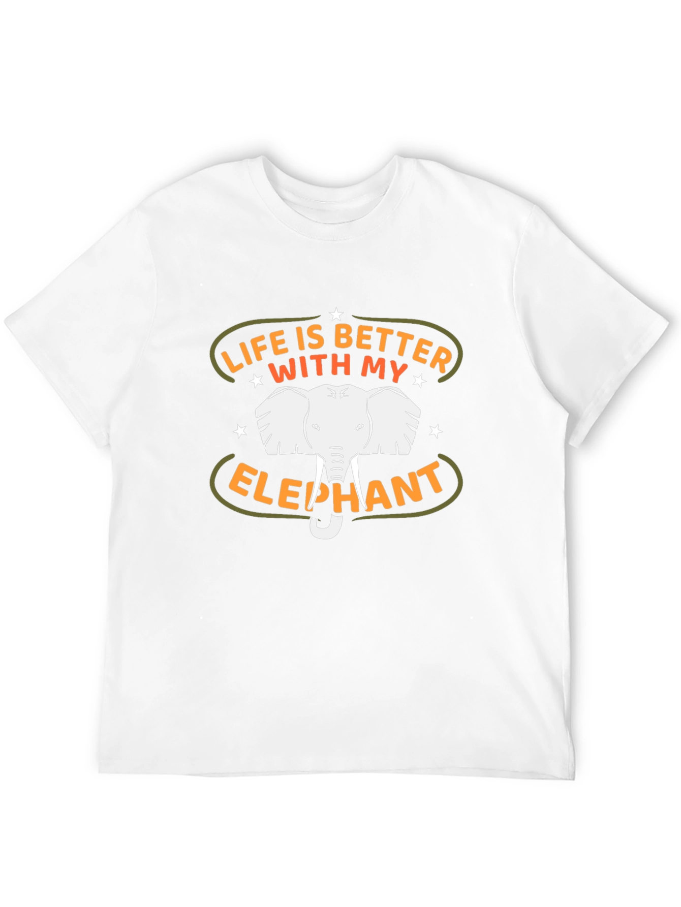 Life is Better with My Elephant Graphic Tee