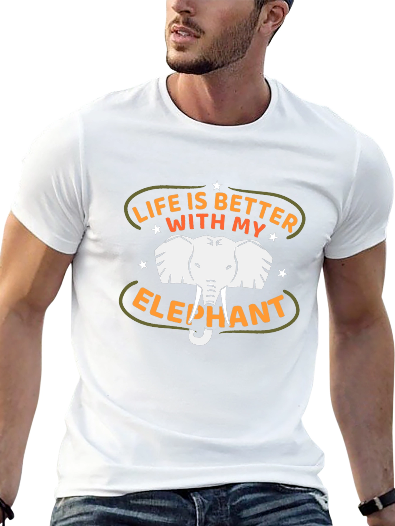 Life is Better with My Elephant Graphic Tee