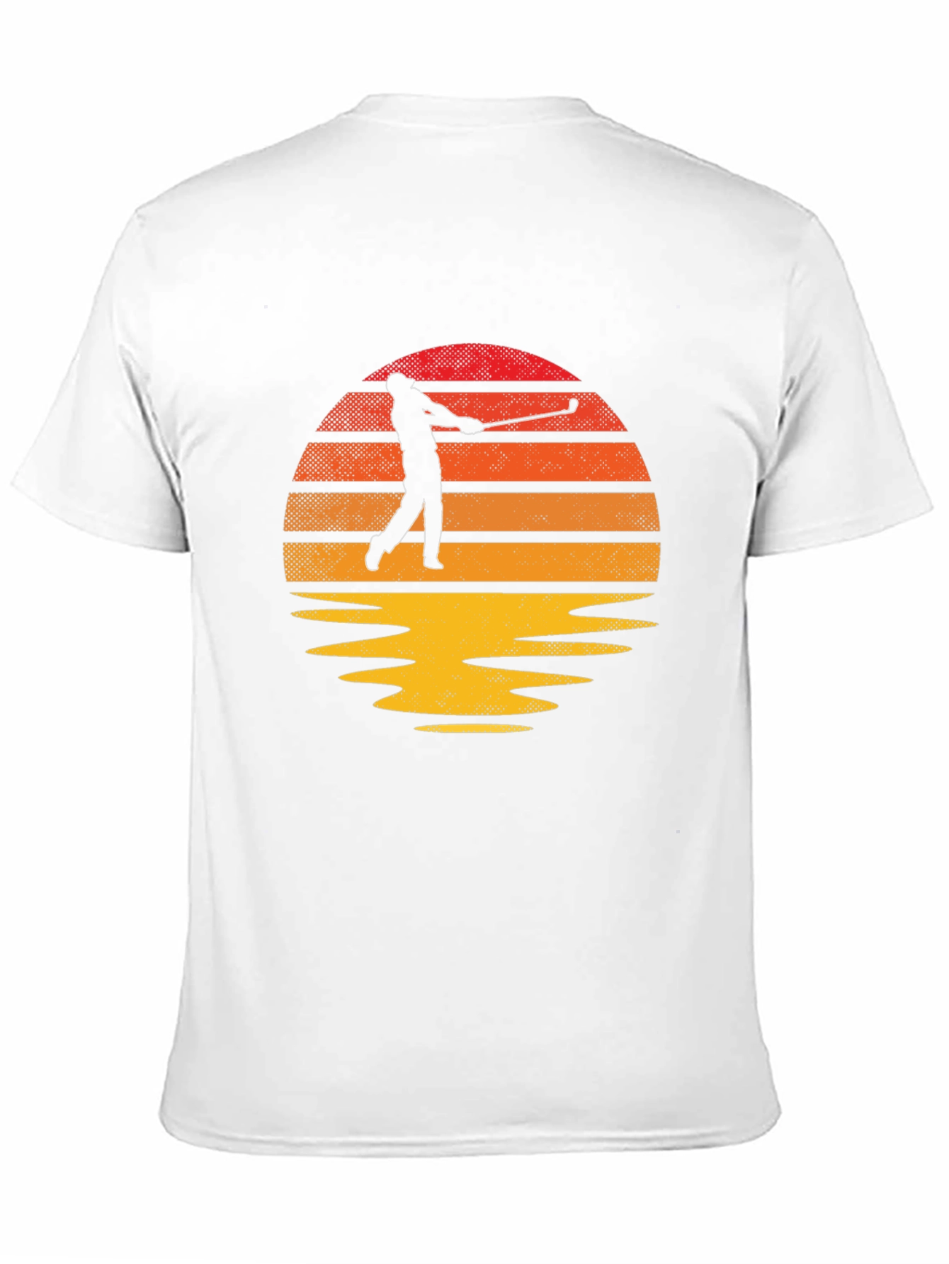 Golfer Sunset Graphic Tee - Classic Fit