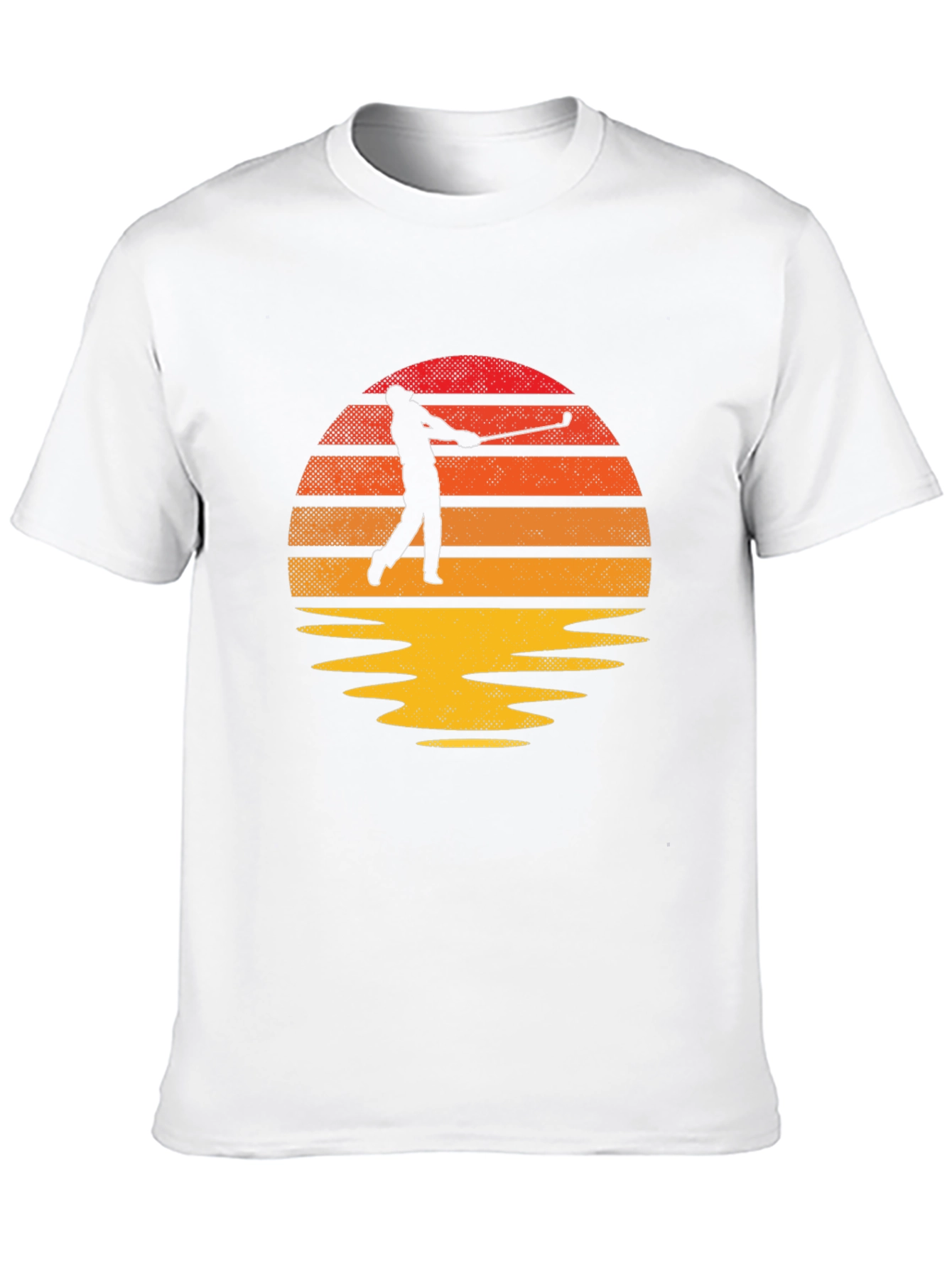 Golfer Sunset Graphic Tee - Classic Fit