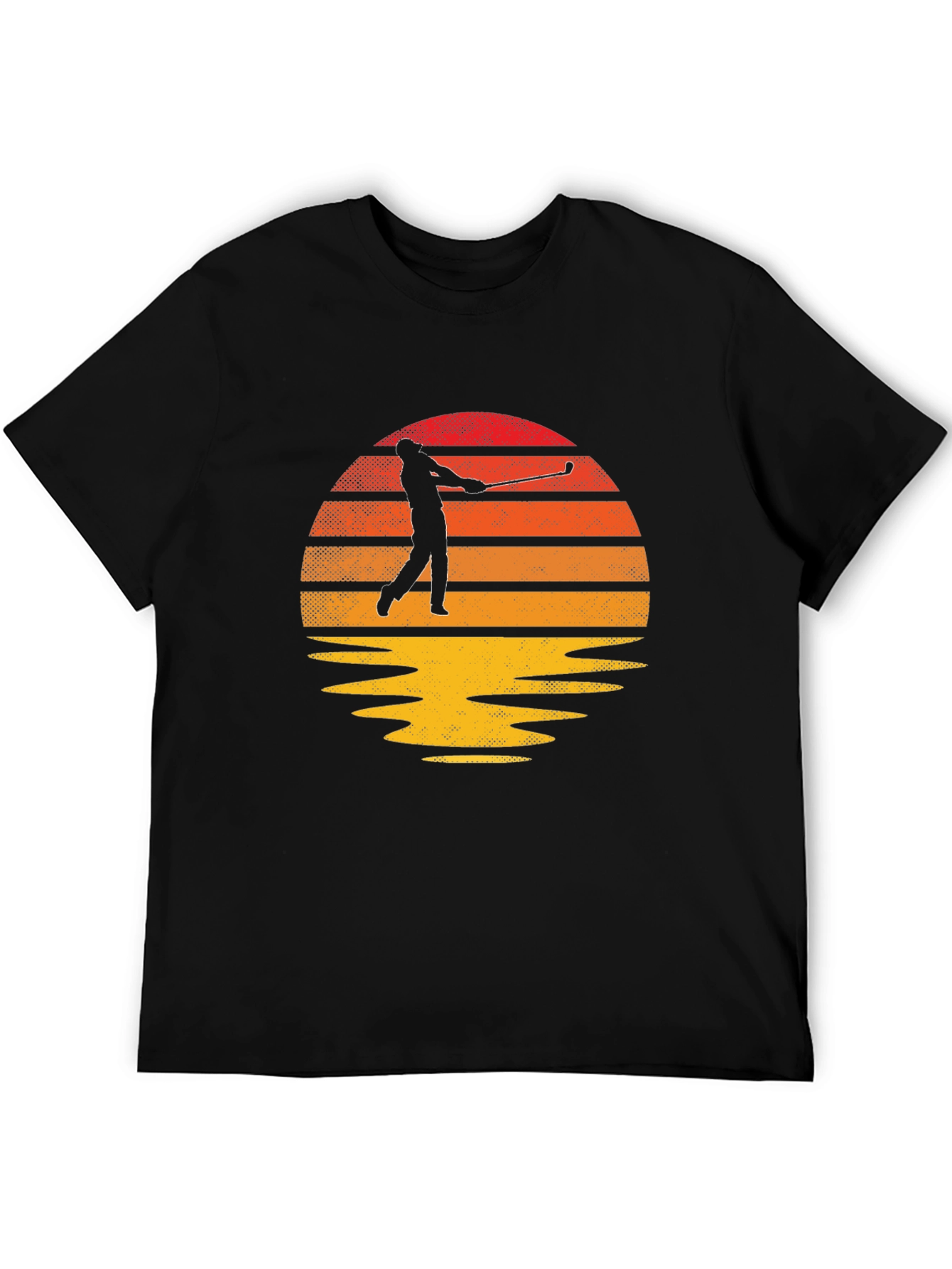 Golfer Sunset Graphic Tee - Classic Fit
