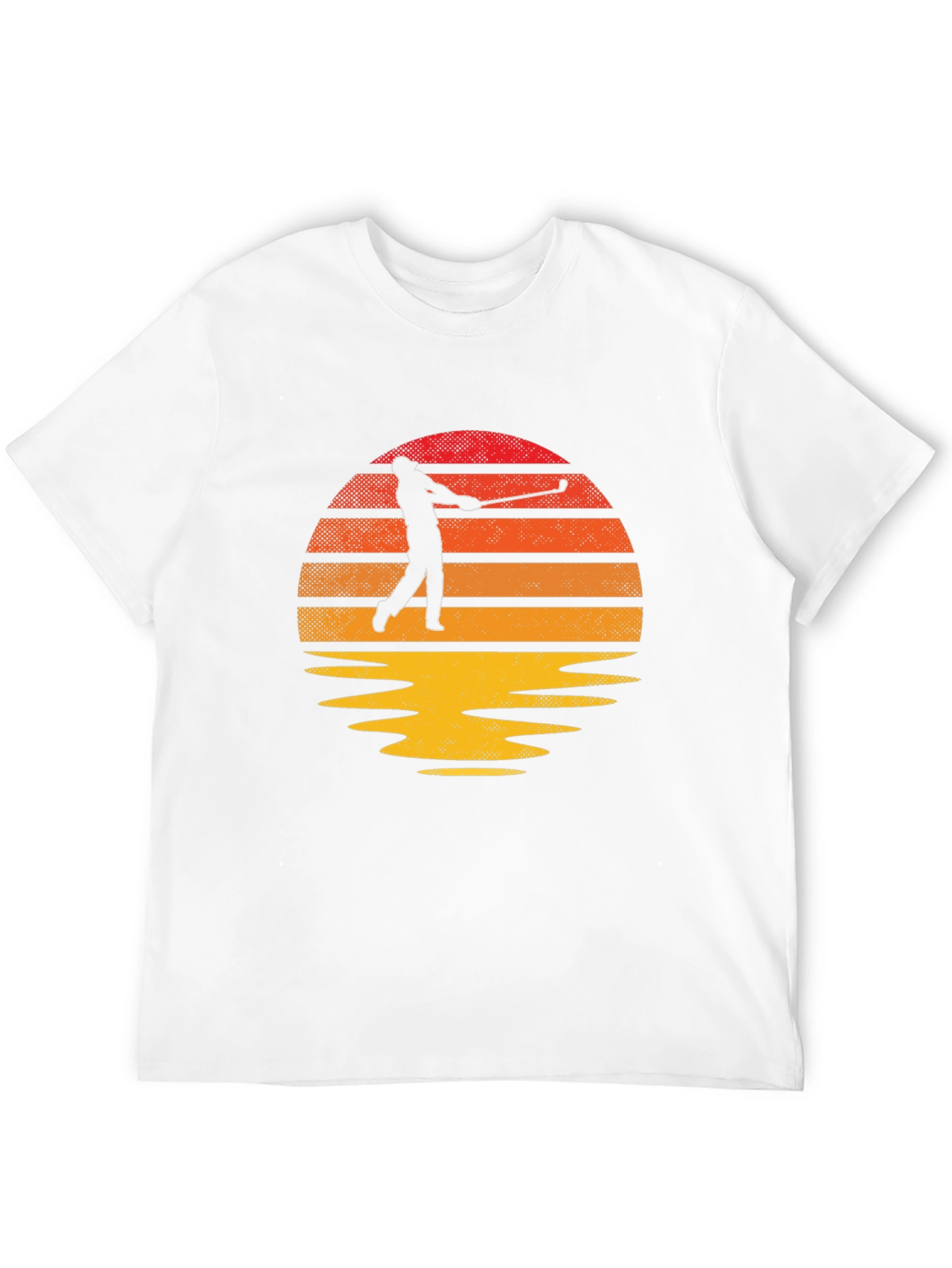 Golfer Sunset Graphic Tee - Classic Fit