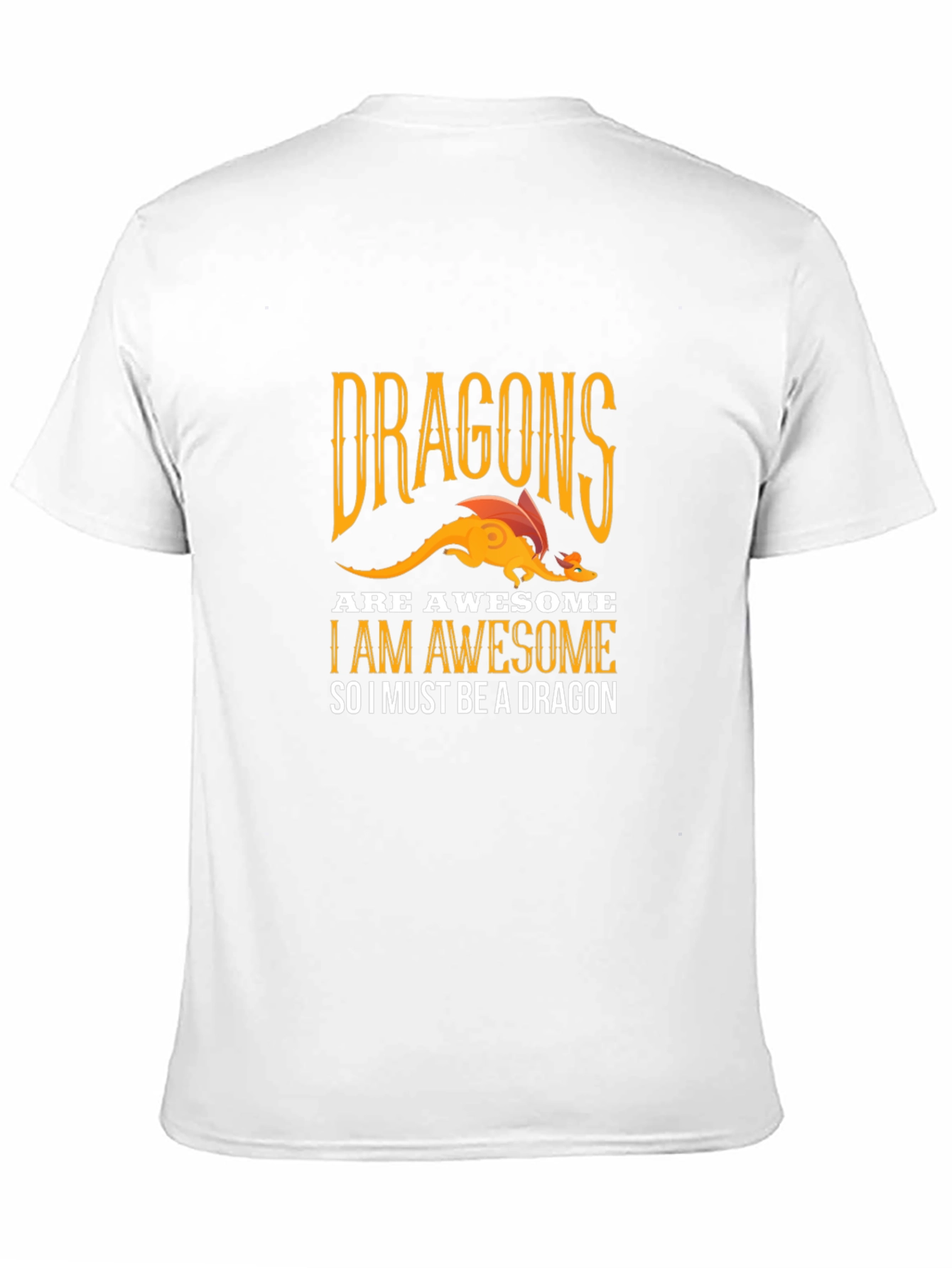 Awesome Dragon Graphic Tee - Black Cotton T-Shirt