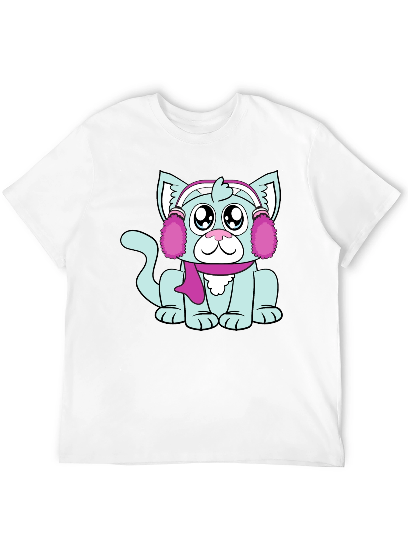 Cartoon Cat T-Shirt: Cute & Cozy