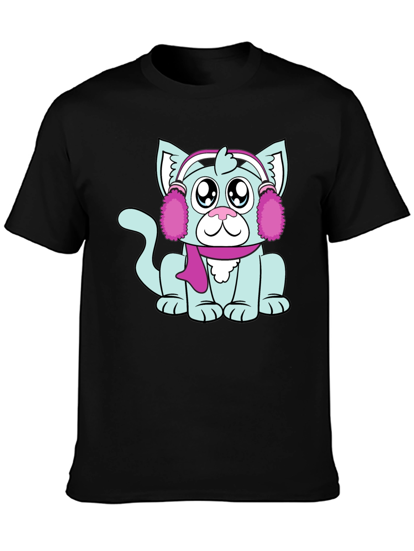 Cartoon Cat T-Shirt: Cute & Cozy