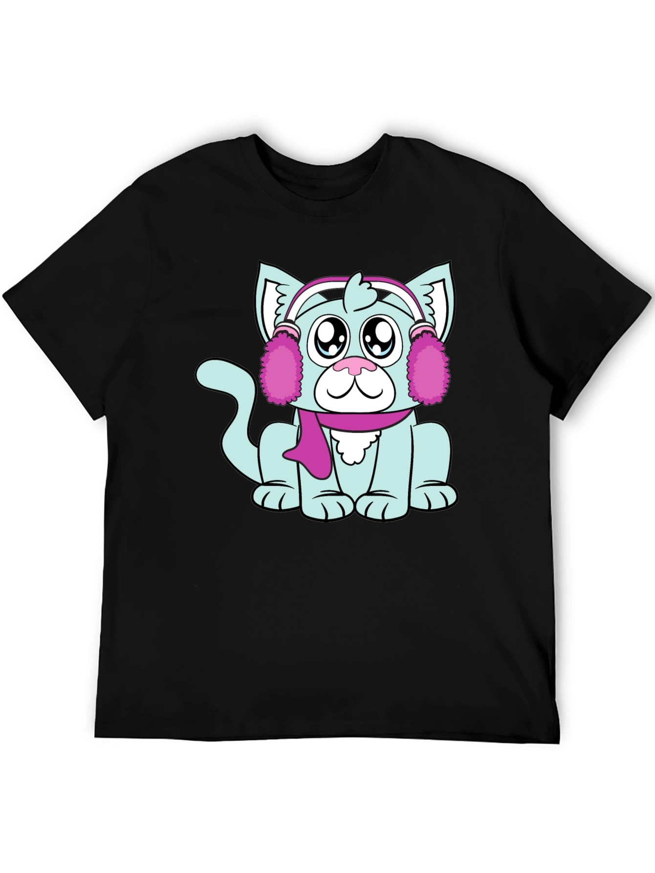 Cartoon Cat T-Shirt: Cute & Cozy