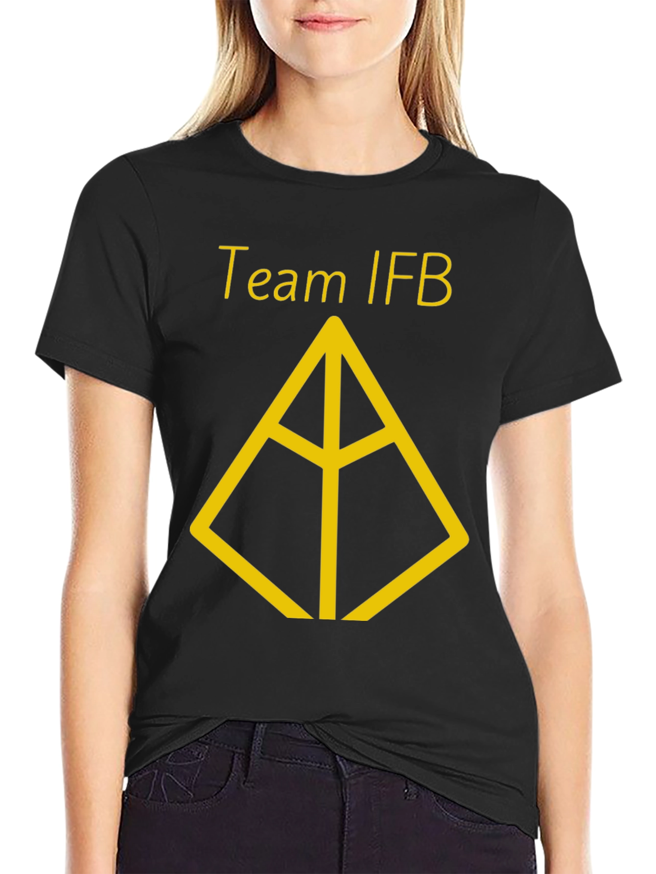 Team IFB Black Graphic Tee