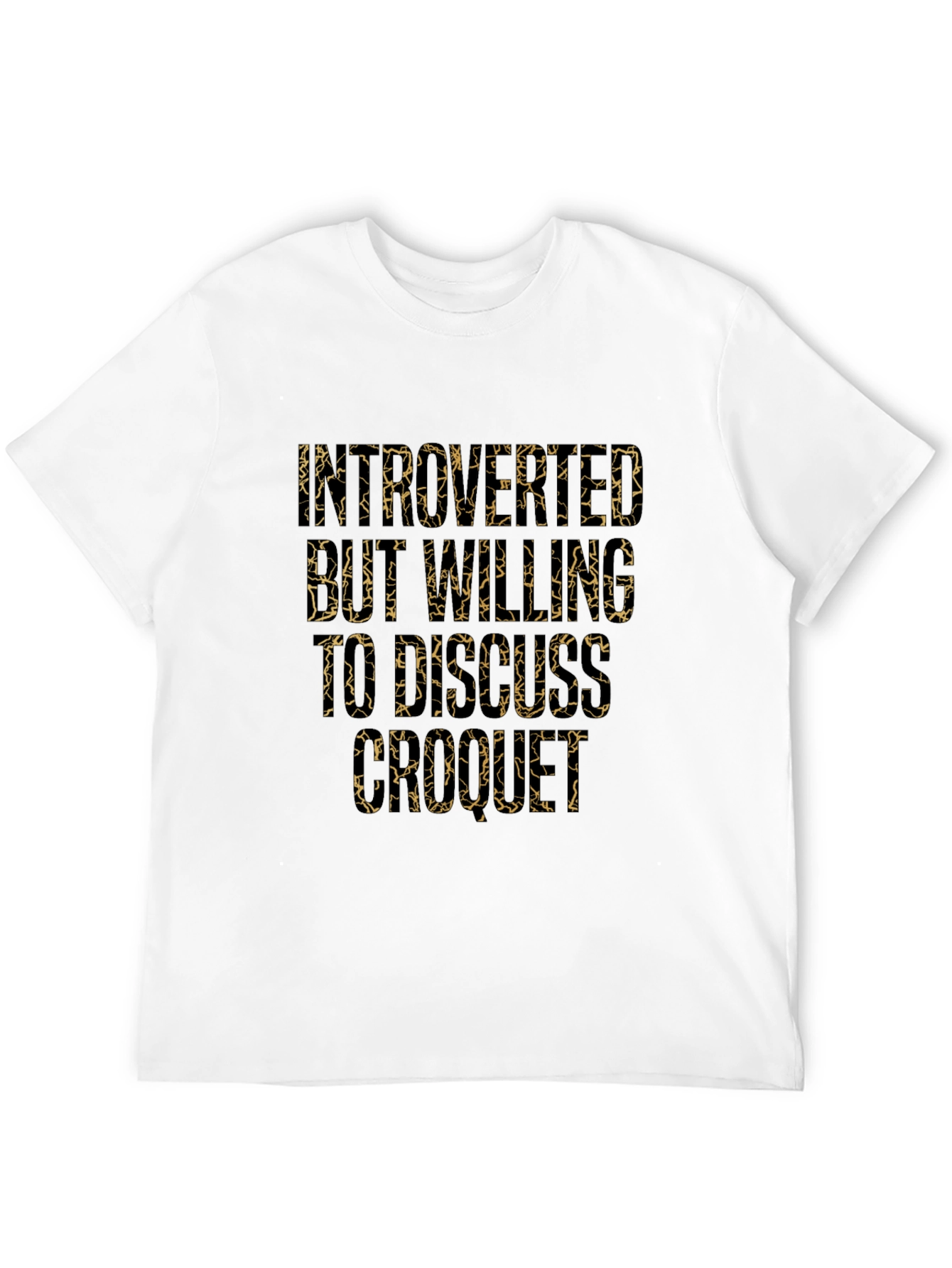 Introverted but Willing to Discuss Crochet T-Shirt