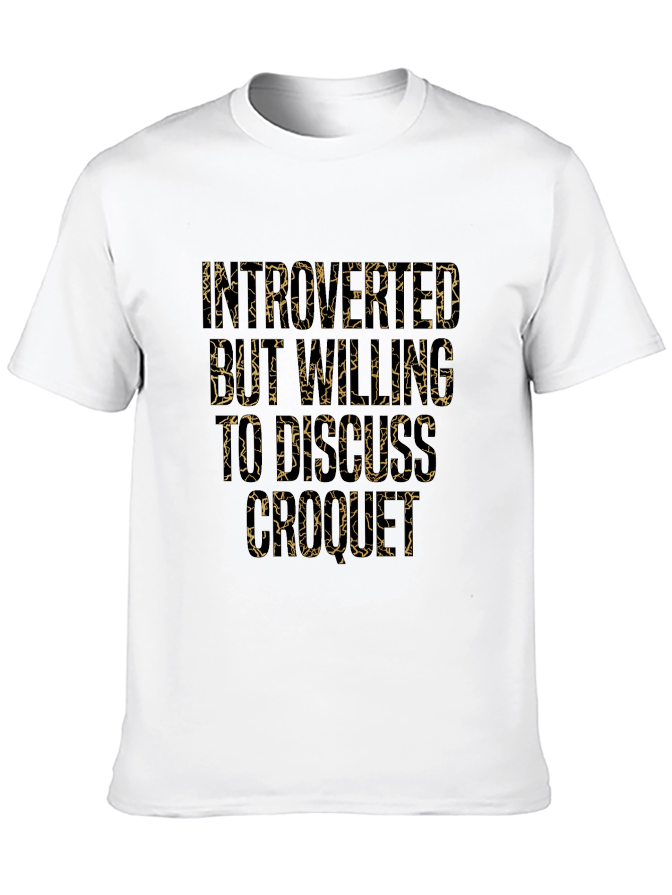 Introverted but Willing to Discuss Crochet T-Shirt