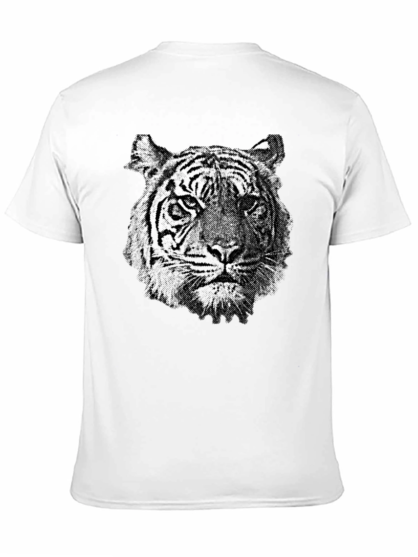 Black Tiger Graphic Tee - Stylish Animal Print